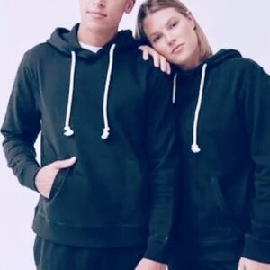 Pact Black Hoodie Sweatshirt